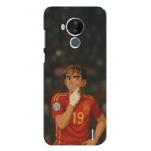 Чехол с футболистом Ламин Ямаль Nokia C30 (Ямаль аниме)