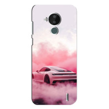 Чохол з авто Порше для Nokia C30 – Рожевий Порше