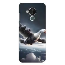 Чехол с мемом Тралалело тралала на Nokia C30 – Бомбардини гусини