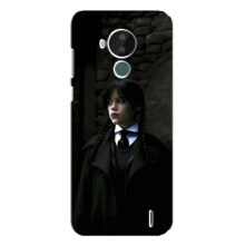 Чехол с дизайном Венздей 2 на Nokia C30 – Уэнсдей в костюме