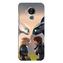 Чехол как приручить дракона на Nokia C30 (Гикавка и Астрид)