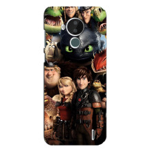 Чехол как приручить дракона на Nokia C30 (Персонажи дракона)