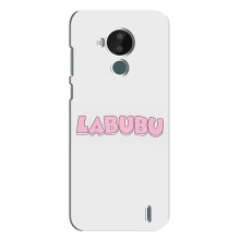 Чехол с Лабубу на Nokia C30 – Лого Лабубу