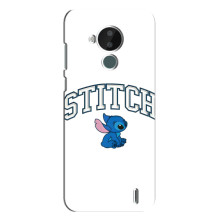 Чехол с принтом Стич на Nokia C30 – Стич лого
