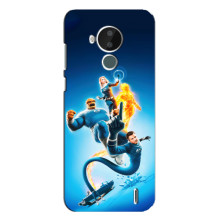 Чехол с принтом Фантастическая четверка для Nokia C30 – Фантастическая четверка
