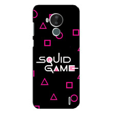 Чехол Гра в кальмара для Nokia C30 – Логотип игры кальмара