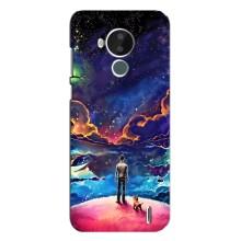 Космические Чехлы для Нокиа С30 (VPrint) (Галактический вид)