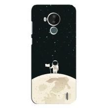 Космические Чехлы для Нокиа С30 (VPrint) (На луне)