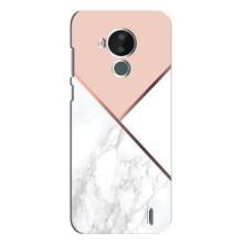 Мраморный чехол на Nokia C30 (VPrint) (Тройной мрамор)