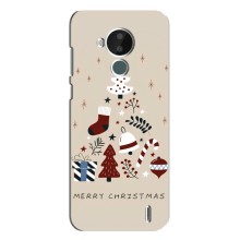 Рождественские Чехлы для Nokia C30 (VPrint) (Merry Christmas)