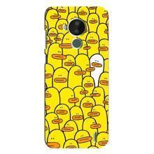 Силиконовый бампер с картинкой животных для Nokia C30 (Особенный)