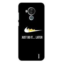 Силиконовый Чехол на Nokia C30 с картинкой Nike (Later)