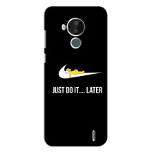 Силиконовый Чехол на Nokia C30 с картинкой Nike – Later