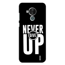 Силиконовый Чехол на Nokia C30 с картинкой Nike (Never Give UP)