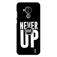 Силиконовый Чехол на Nokia C30 с картинкой Nike – Never Give UP