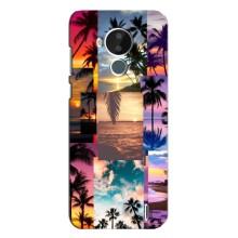 Силиконовый чехол с КАРТИНКАМИ лето для Nokia C30 (AlphaPrint) – Летний отпуск