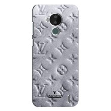 Текстурний Чохол Louis Vuitton для Нокіа С30 – Білий ЛВ
