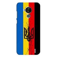 Украинские Чехлы для Nokia C30 с картинкой УПА (AlphaPrint) – Флаг УПА