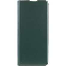 Кожаный чехол-книжка GETMAN Elegant (PU) для Nokia C31 – Зеленый