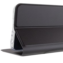 Кожаный чехол-книжка GETMAN Elegant (PU) для Nokia C31 – Черный