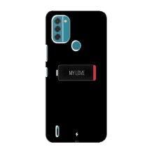 Чехлы для любимой на Нокіа С31 (VPrint) (Love battery)
