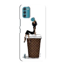 Чехлы Луи Витон для Nokia C31 (AlphaPrint - LOUIS VUITTON) (кофе LOUIS VUITTON)