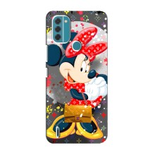 Чехол Disney Mouse Nokia C31 (PREMIUMPrint) (Minni с бантиком)