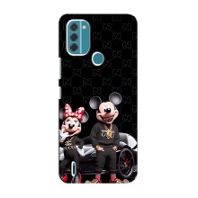 Чехол Disney Mouse Nokia C31 (PREMIUMPrint) (Семья Маусов)