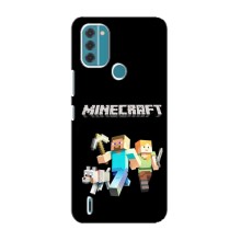 Чохол Майнкрафт на Nokia C31 (AlphaPrint) Minecraft (герої Minecraft)