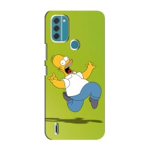 Чjхол з Сімпсонами для Nokia C31 (VPrint) (Гомер Сімпсон)