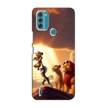 Чехол Король лев на Нокиа С31 (Рождение Симбы)