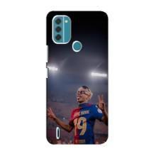 Чехол с футболистом Ламин Ямаль Nokia C31 – Ямаль на стадионе