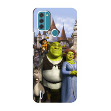 Чехол с мультфильмом Шрек на Nokia C31