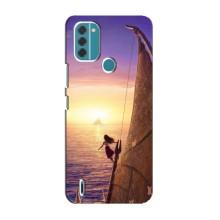 Чехол с мультфильмом Моана Nokia C31 – Моана в море