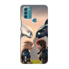 Чехол как приручить дракона на Nokia C31 (Гикавка и Астрид)