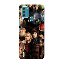 Чехол как приручить дракона на Nokia C31 (Персонажи дракона)