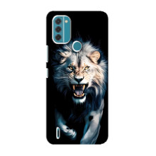 Чехол с картинкой «Хищники» для Nokia C31 – Лев