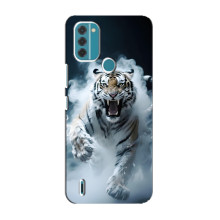 Чехол с картинкой «Хищники» для Nokia C31 – Тигр