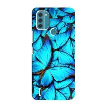 Силиконовый бампер с картинкой животных для Nokia C31 (Крылья бабочек)