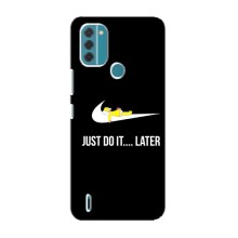 Силиконовый Чехол на Nokia C31 с картинкой Nike (Later)