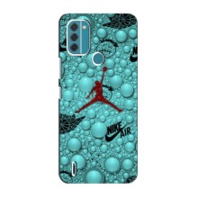 Силиконовый Чехол Nike Air Jordan на Нокиа С31 – Джордан Найк