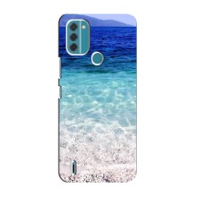 Силіконовий чохол з КАРТИНКАМИ літо для Nokia C31 (AlphaPrint) (Море)