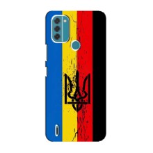 Украинские Чехлы для Nokia C31 с картинкой УПА (AlphaPrint) (Прапор УПА)
