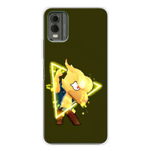 Бампер (ТПУ) с принтом Brawl Stars на Нокиа С32 (Ворон)