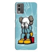 Чехлы для Nokia C32 - Bearbrick Louis Vuitton (PREMIUMPrint) (Плач Bearbrick)