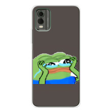 Чехлы с картинкой  Жаба Мем на Nokia C32 – Плач лягушки