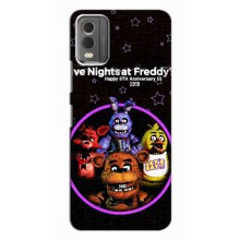 Чехлы Пять ночей с Фредди для Нокиа С32 – Лого Фредди