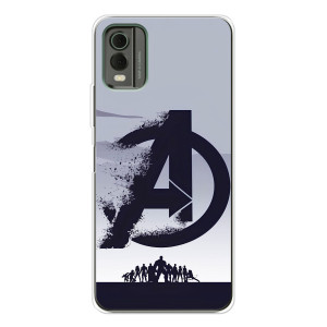 Чехлы с героями Марвел Nokia C32 (VPrint)