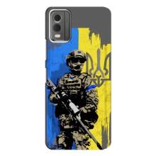 Чехлы с картинкой ЗСУ для Nokia C32 (AlphaPrint) (АРТ солдат)