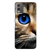 Чехлы с Котиками для Nokia C32 (VPrint) (Глаз кота)